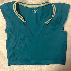 Urban Outfitters M/L Go for Gold Out From Under Seamless Top